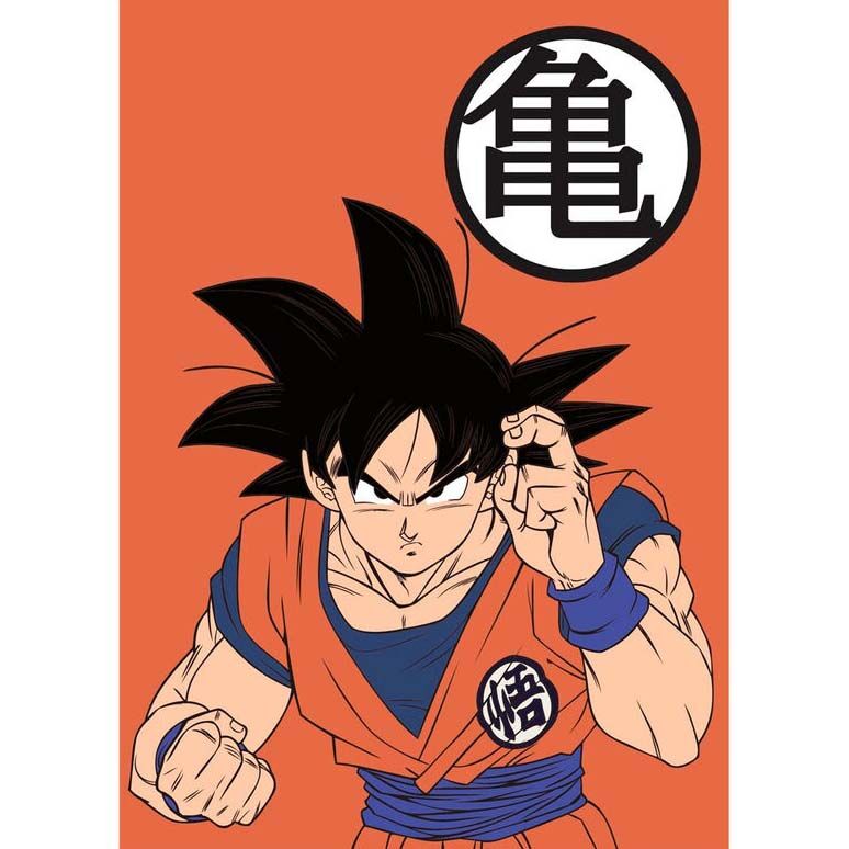 Son Goku Polar Blanket Dragon Ball Z 100 x 140 cm | Kokuro