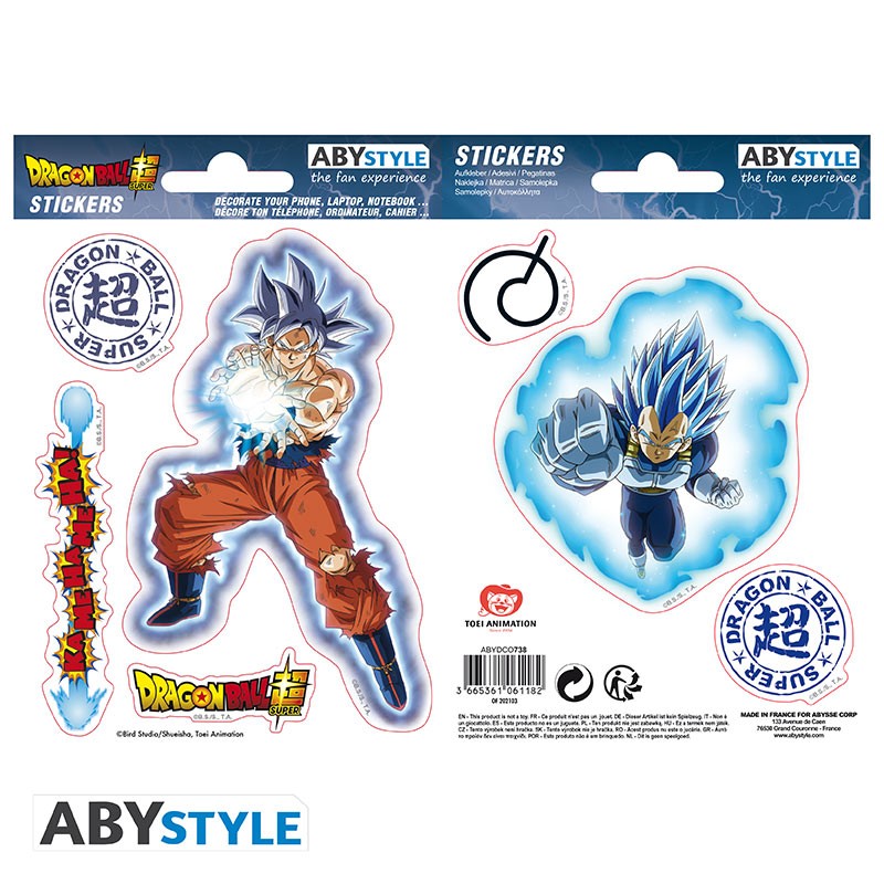 Goku & Vegeta Stickers Dragon Ball Super | Kokuro