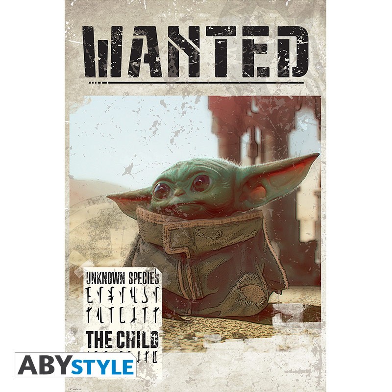 Star Wars 5cm The Mandalorian-wanted the Child Poster Poster Size 61x91 