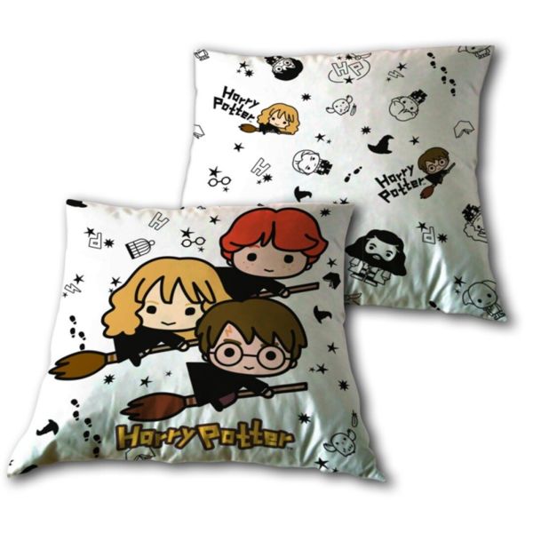Cojin Harry Hermione y Ron Chibi Harry Potter 