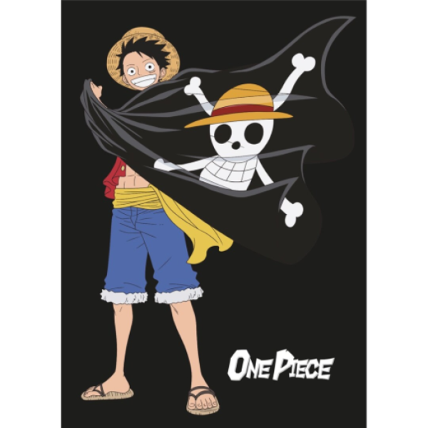 Monkey D Luffy Fleece Blanket One Piece 100 x 140 cms