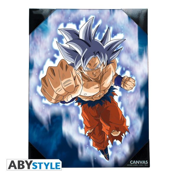 Goku Ultra Instinc Dragon Ball Super Canvas 30 x 40 x 2 Poster
