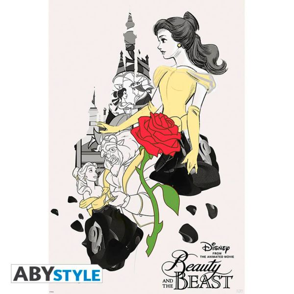Poster La Bella y La Bestia Disney 91,5 x 61 cms