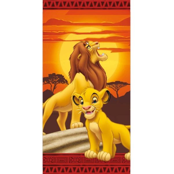 Toalla Simba y Mufasa El Rey Leon Disney 140 x 70 cms