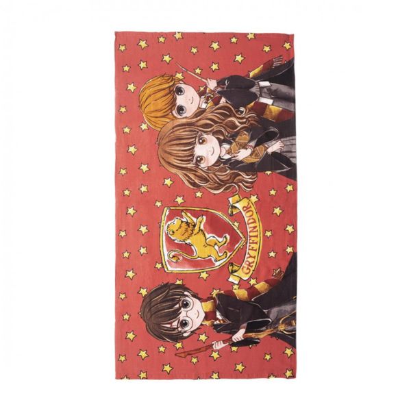 Harry Hermione and Ron Towel Gryffindor 140 x 70 cm