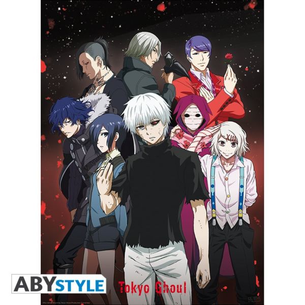 Group Poster Tokyo Ghoul 52 x 38 cms