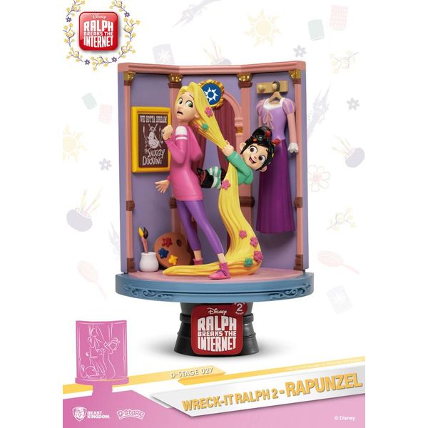 Rapunzel & Vanellope Figure Ralph Breaks Internet D-Stage