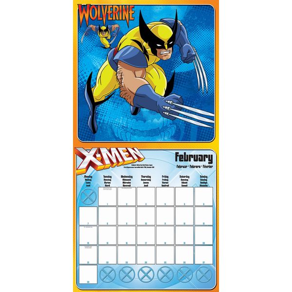 Calendario 2022 X-Men Marvel Comics 