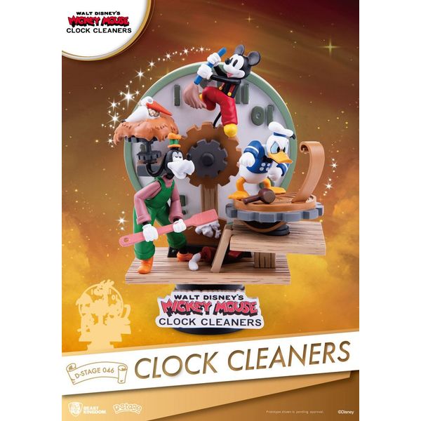 Figura Mickey Mouse Clock Cleaners Disney D-Stage