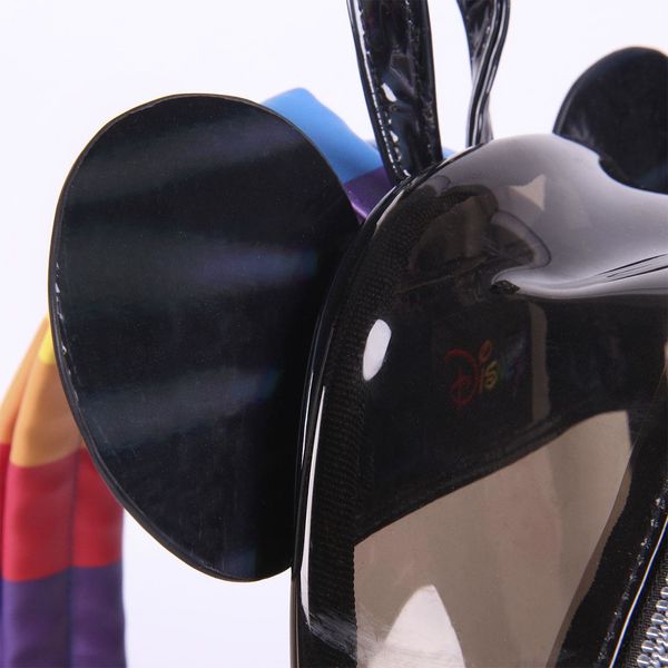 Mochila Mickey Mouse Pride Transparente Disney