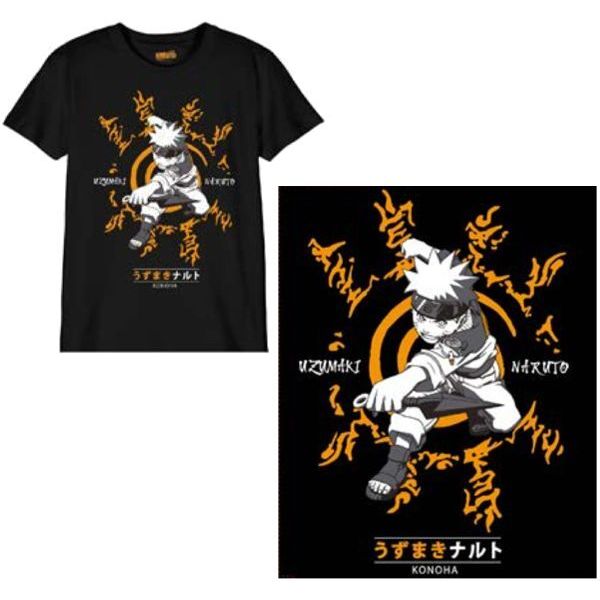 Camiseta Sello Kyubi Konoha Naruto