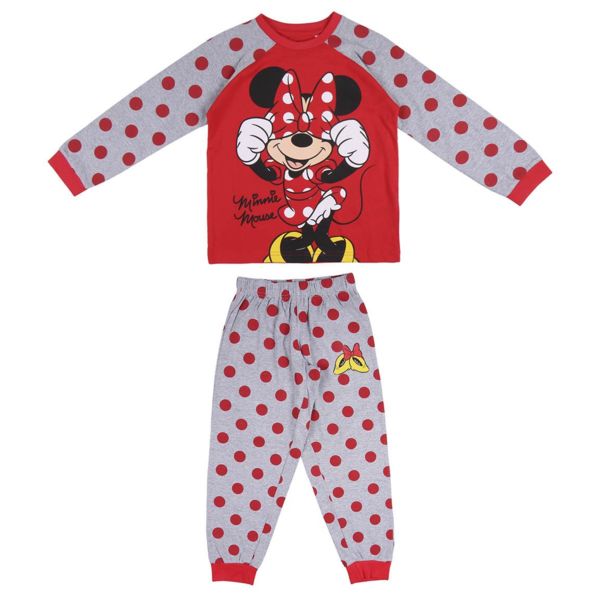 Minnie Mouse Long Girl's Sweater & Trousers Pajamas Disney 