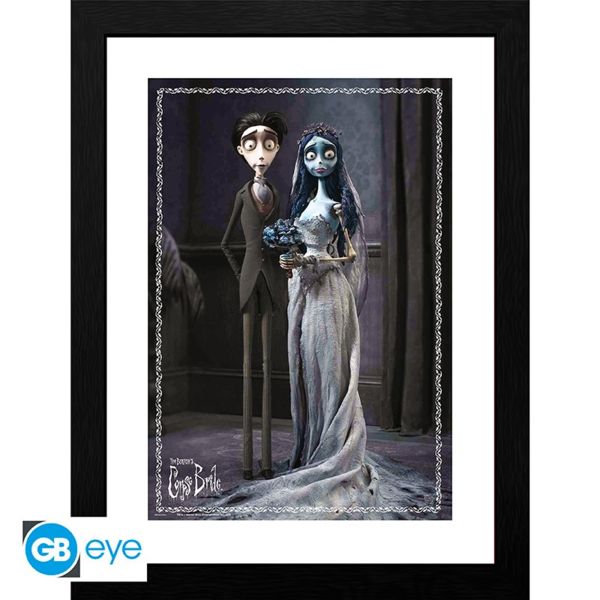 Emily and Victor Framed Poster The Corpse Bride Tim Burton 30,5 x 40,5 cms 