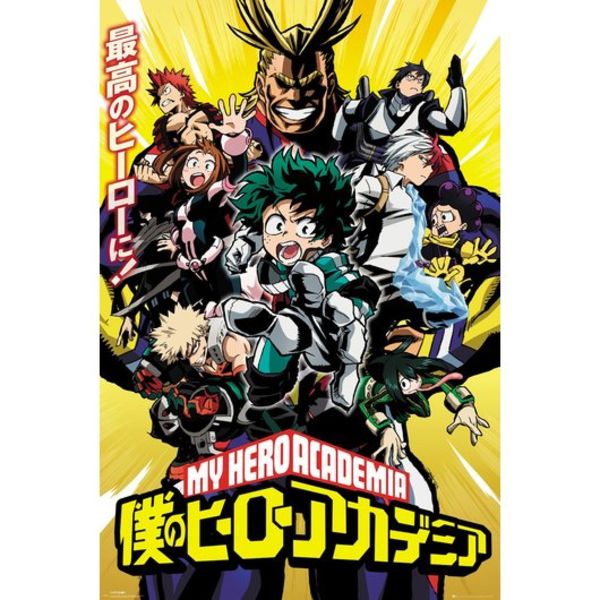 Poster My Hero Academia Season 1 91,5 x 61 cms