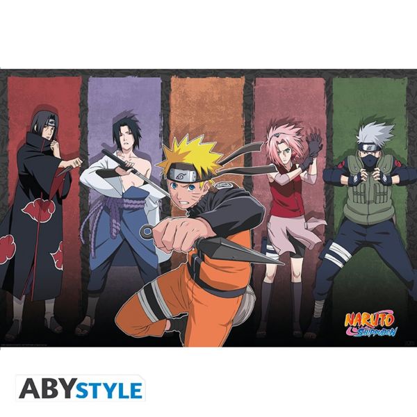 Poster Naruto Y Aliados Naruto Shippuden 91,5 x 61 cms