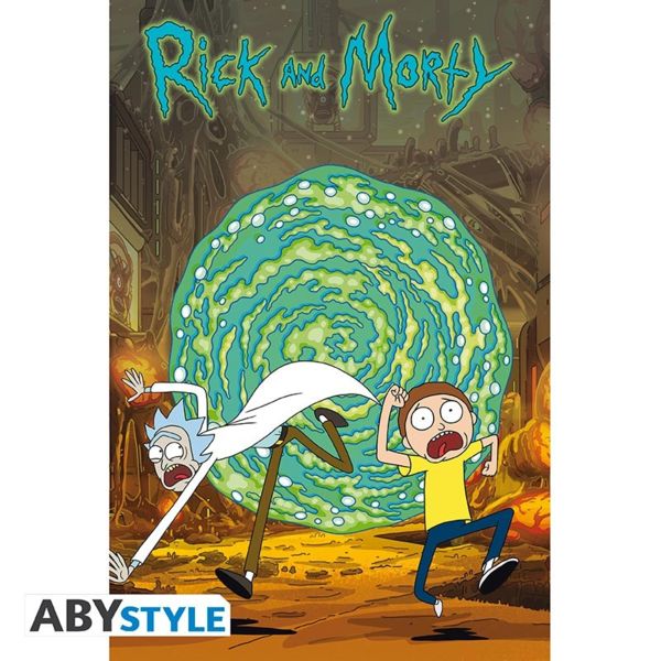 Poster Portal Rick Y Morty 91,5 x 61 cms