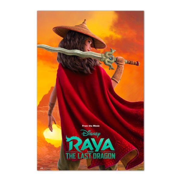 Poster Raya y El Ultimo Dragon Disney 91,5 x 61 cms