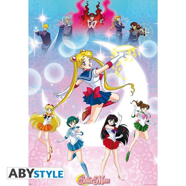 Poster Sailor Moon Moonlight Power 98 x 68 cm