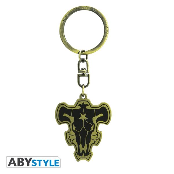Black Bull Emblem Keychain Black Clover