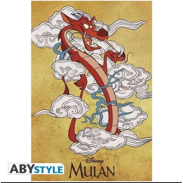 Poster Mushu Mulan Disney 91.5 x 61 cms