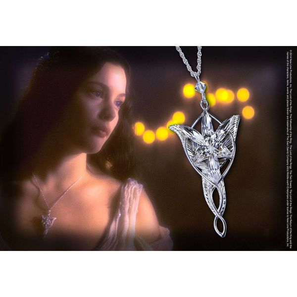 Sunset Star Pendant Arwen Evenstar The Lord of the Rings Sterling Silver