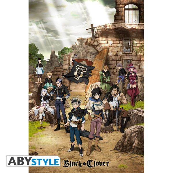 Poster Black Clover Black Bull Squad & Yuno 91,5 x 61 cms
