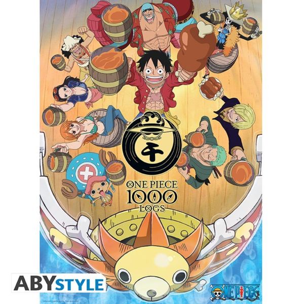 One Piece Group Celebration Poster 52 x 38 cms