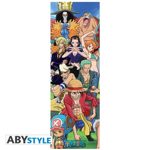 Poster de Puerta Crew One Piece 53 x 158 cms