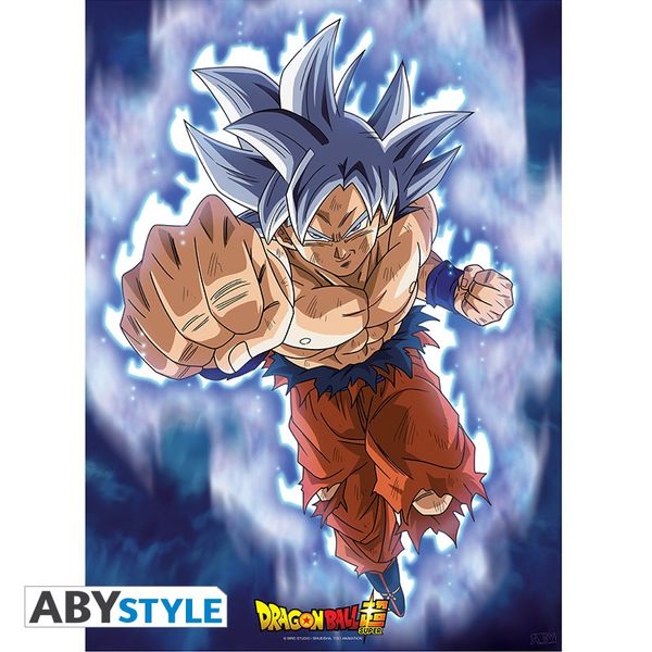 Dragon Ball Super Poster Goku Ultra Instinct 52 x 38 cms | Kokuro