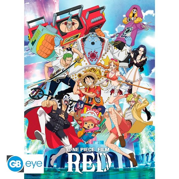 Poster Festival One Piece Red 52 x 38 cms
