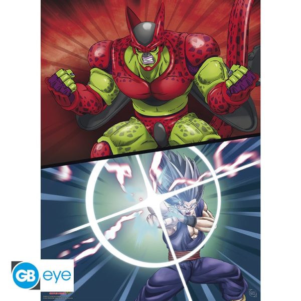 Gohan Final vs Cell Max Poster Dragon Ball Super Super Hero Hero 52 x 38 cms