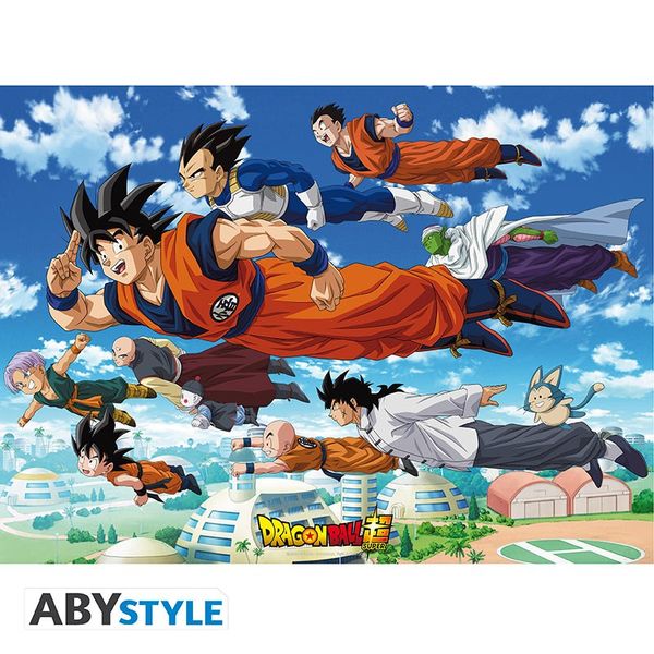Poster Goku Ultra Instinct Dragon Ball Super Set 52 x 38 cms