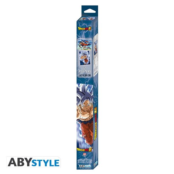Poster Goku Ultra Instinct Dragon Ball Super Set 52 x 38 cms