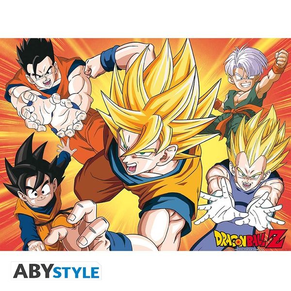Poster Saiyans Dragon Ball Z Set 52 x 38 cms