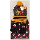 Pikachu and Scorbunny Beanie Hat Gloves and Pants Set Pokemon