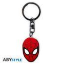 Spider Man face Marvel Comics keychain