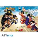 Team Goku vs Saiyan Warriors Poster Dragon Ball Z 91.5 x 61 cms