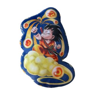 Cojin Son Goku Niño en Nube Kinton Dragon Ball Z 40 x 40 x 4 cms