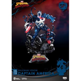 Figura Capitan America Marvel Comics Maximum Venom Special Edition D-Stage