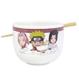 Team 7 Ramen Bowl with Chopsticks Naruto Shippuden