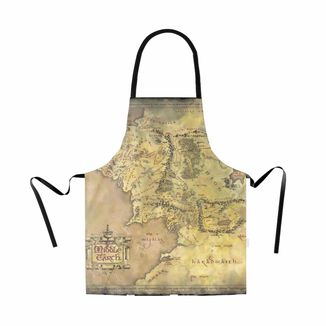 Middle Earth Map Apron The Lord Of The Rings