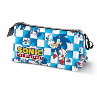 Sonic Triple Pencil Case HS FAN Sonic The Hedgehog