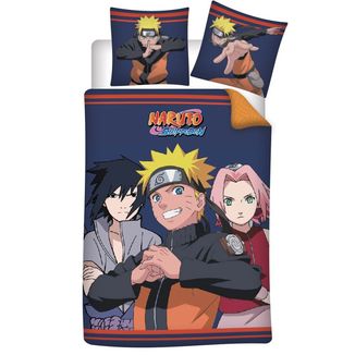 Naruto Sasuke & Sakura Duvet Cover Naruto Shippuden 140 x 200 cm