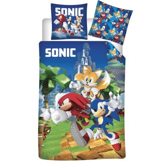 Sonic Tails and Knuckles Duvet Cover Sonic The Hedgehog 140 x 200 cms
