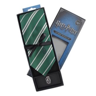 Set Corbata y Pin Slytherin Harry Potter