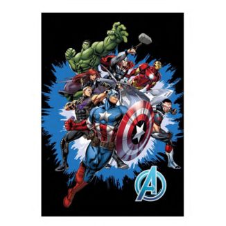 Avengers Fleece Blanket Marvel Comics 70 x 140 cms