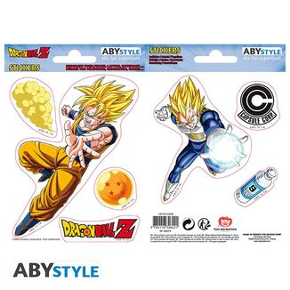 Pegatinas Decorativas Goku SSJ y Vegeta SSJ Dragon Ball Z