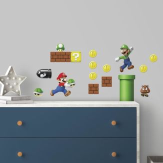 Pegatinas Decorativas Super Mario Bros Nintendo