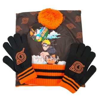 Naruto Uzumaki Beanie Hat Gloves and Pants Set Naruto Shippuden 