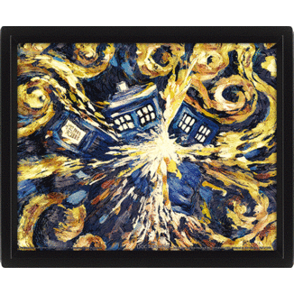 Exploding Tardis Doctor Who Lenticular Poster 3D 26 x 20 cms